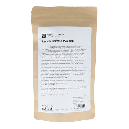 Geschälte Kürbiskerne ECO Planeta Huerto 250 g