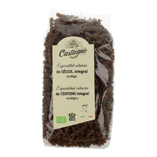 Spiraler av fullkornsråg ECO Castagno 500 g