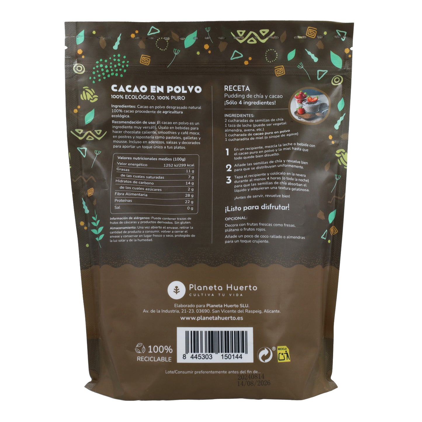 Cocoa powder ECO Planet Orchard