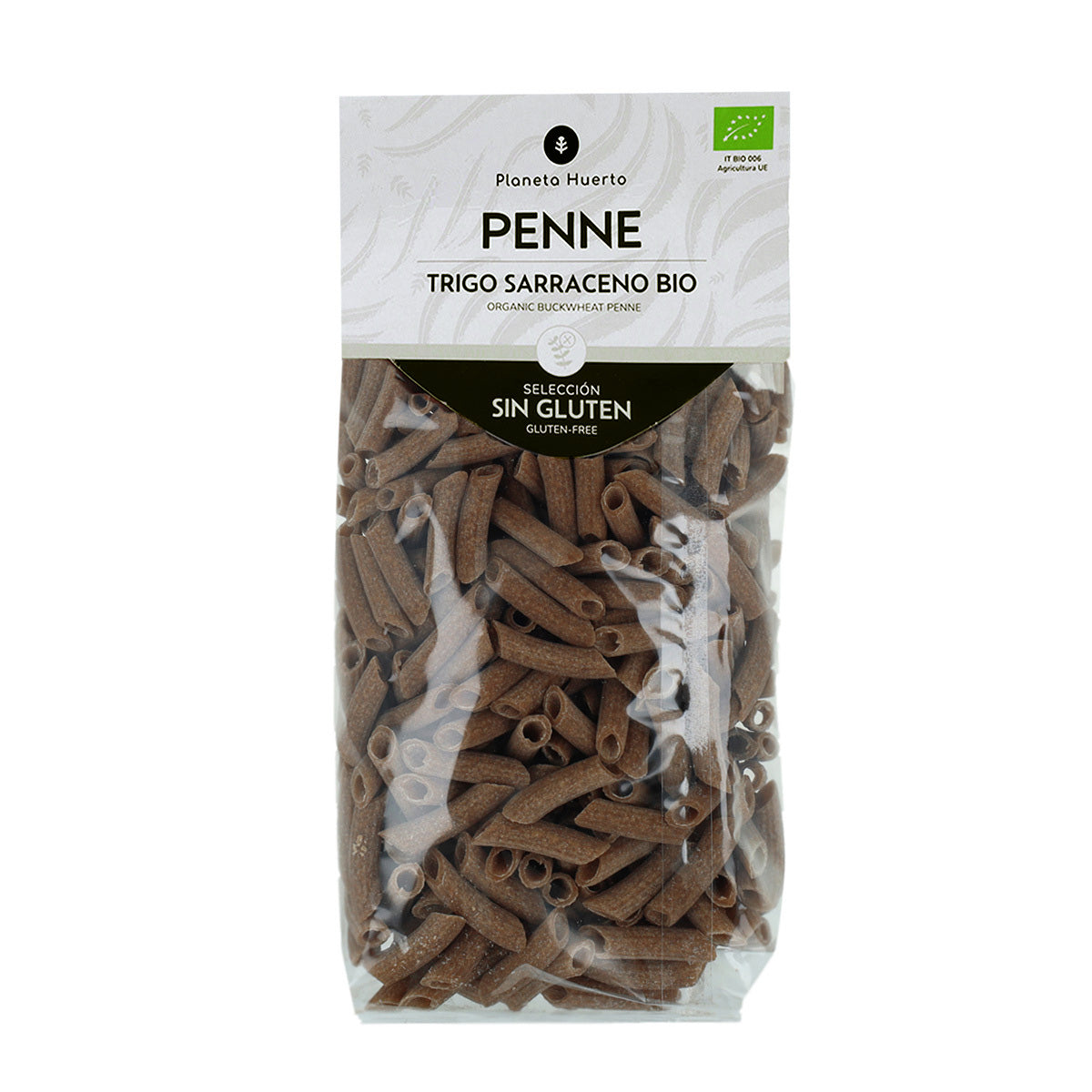 Glutenfria ekologiska bovetemakaroner Planeta Huerto 500 g