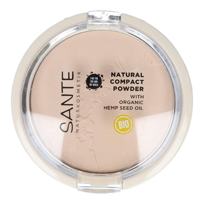 Kompaktpuder 01 Cool Ivory Sante 9 g