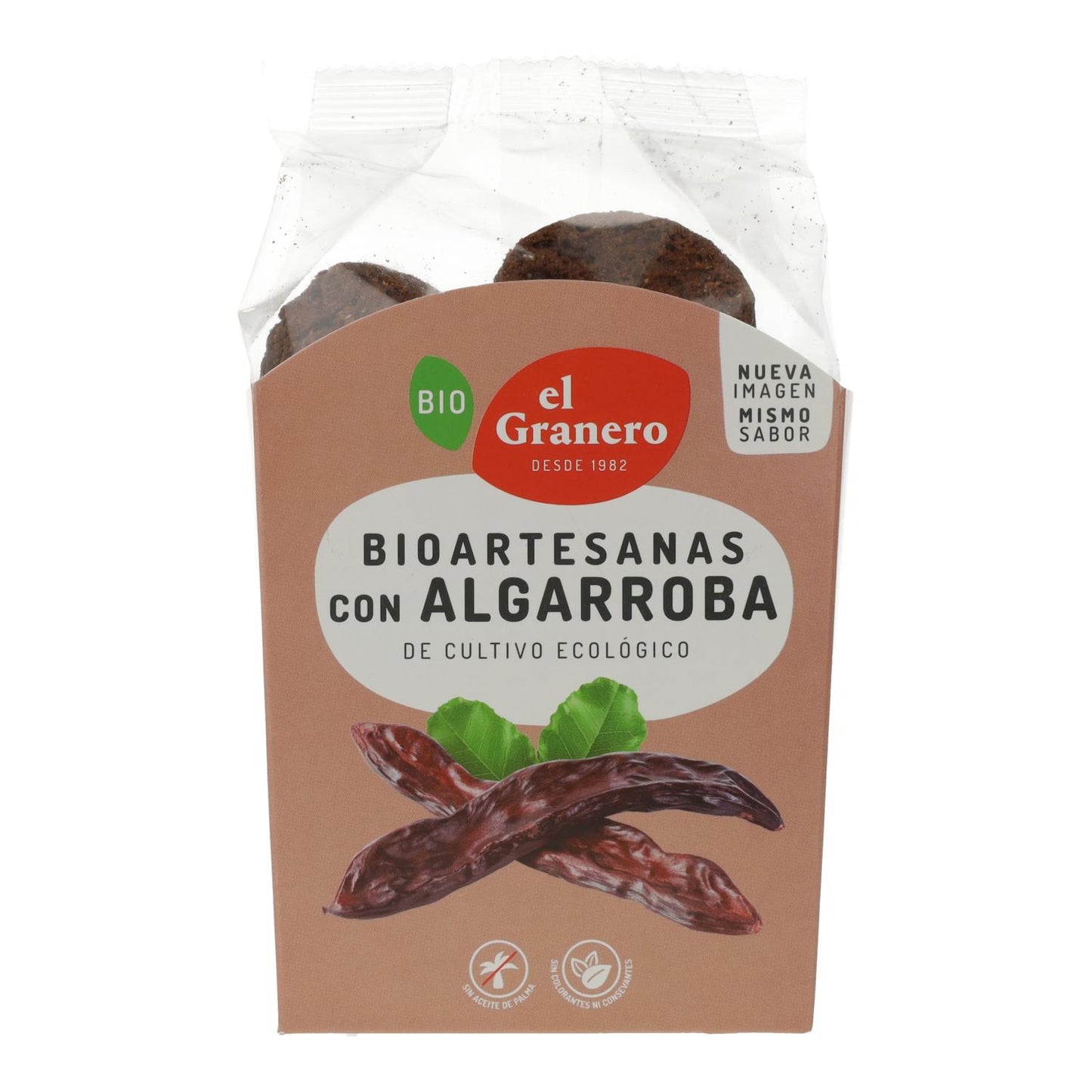 El Granero Organic Carob Artisan Biscuits, 250 g