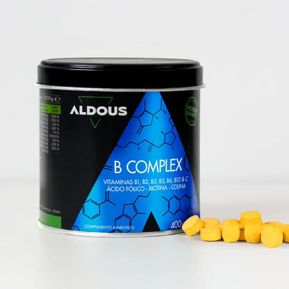 Vitamine B-complex + vitamine C Aldous 400 tabletten