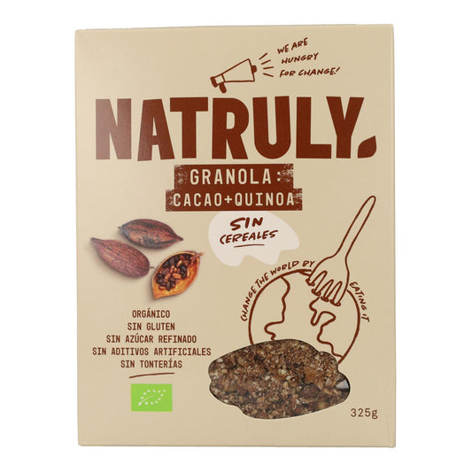 Bio-Müsli mit Kakao und Quinoa Natruly 325 g
