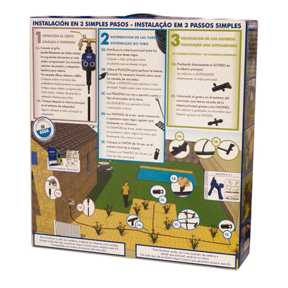 Bevattningskit med programmerbar Aqua Control