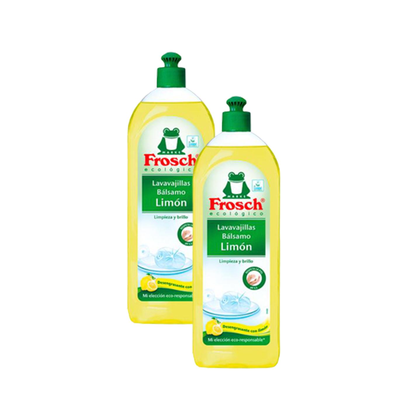 Pack of 2 Frosch Eco Lemon Dishwashing Liquid 750 ml