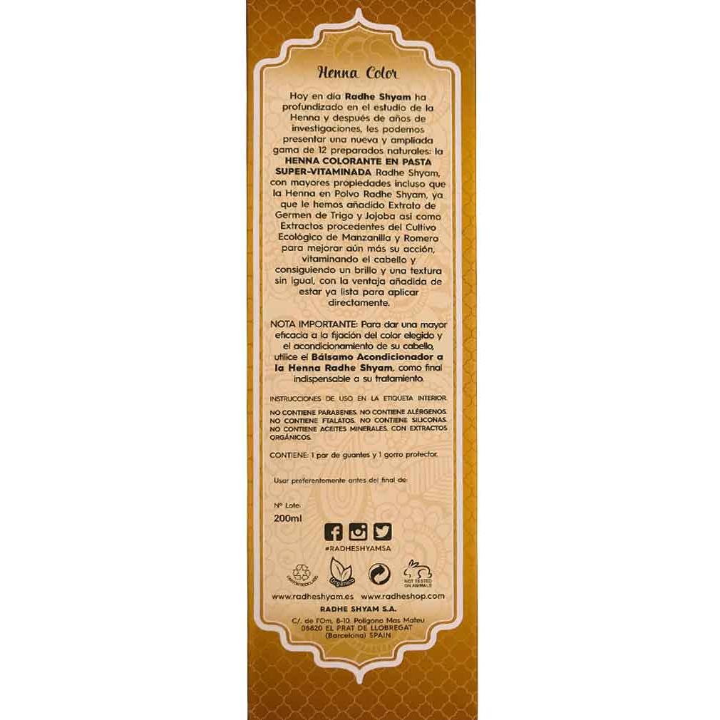 Henna-Paste Radhe, aschblond, 200 ml Radhe