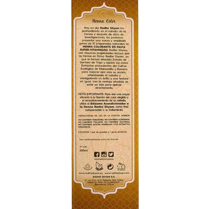 Henna-Paste Radhe, aschblond, 200 ml Radhe