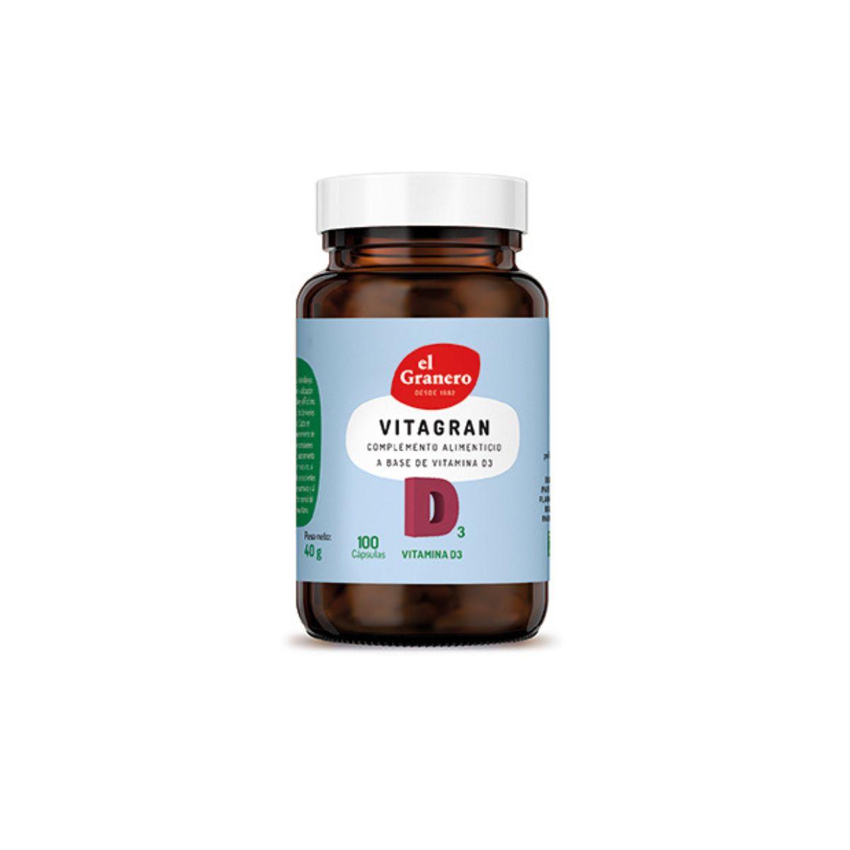 Vitagran D3 (vitamine D) EL Granero, 100 mcg 4000 IE 100 capsules