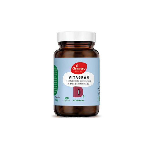 Vitagran D3 (vitamina D) EL Granero, 100 mcg 4000 UI 100 capsule