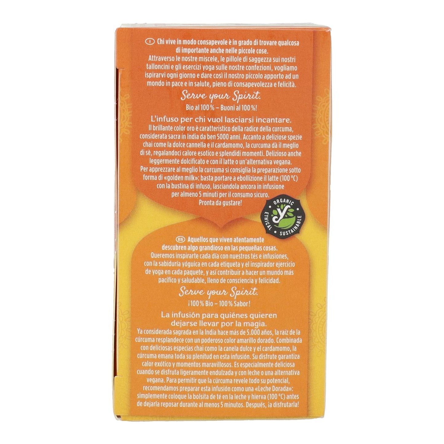 Yogi Tea BIO Chai curcuma, 17 bustine