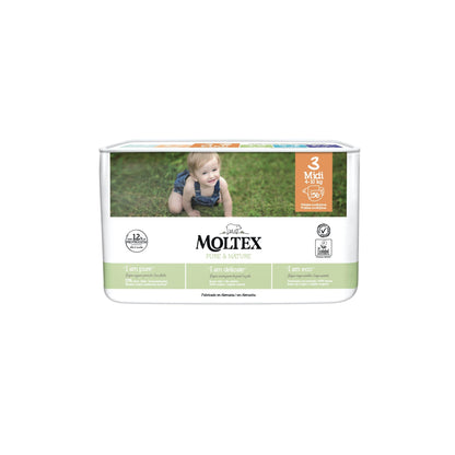 Windeln T3 (4-10 kg)  Moltex Pure & Nature, 56 Stück