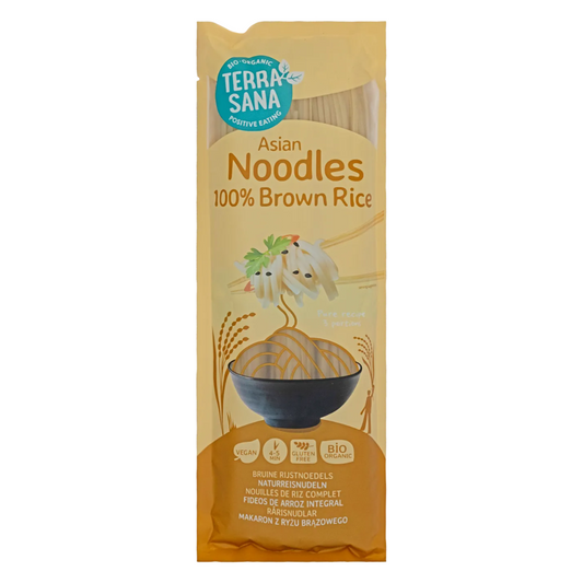 Terrasana 100% S/G brown rice noodles 250 g