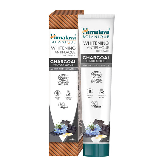 Zahnpasta Botanique Whitening mit Kohle und Schwarzkümmelöl – 75 ml Ecocert