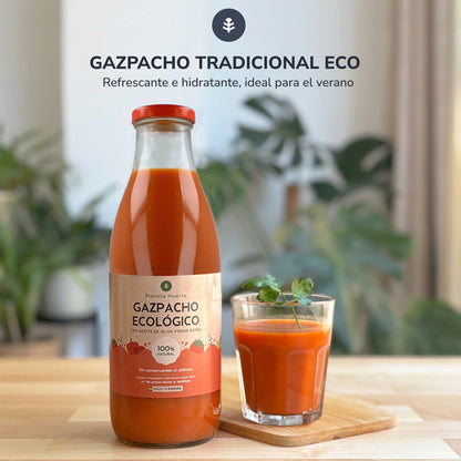 6-pack traditionell gazpacho ECO med extra jungfruolja Planeta Huerto 1 l