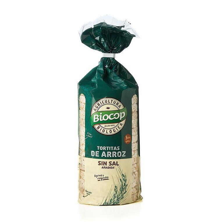 Bezsolne wafle ryżowe Biocop 200 g