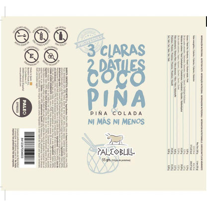 Barretta energetica piña colada con cocco Paleobull 55 g