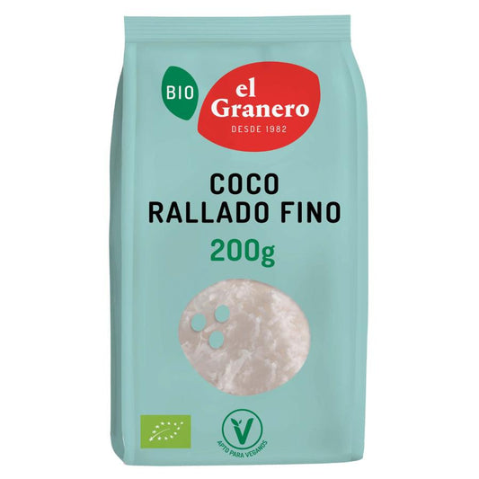 Fein geriebene Bio-Kokosnuss El Granero, 200 g