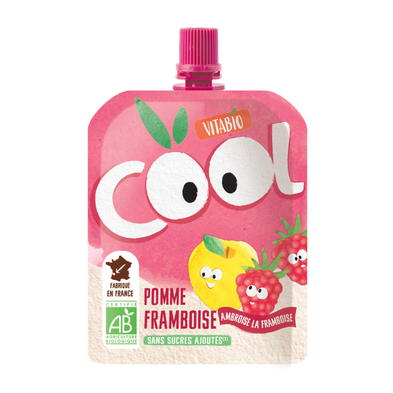 12-pack Cool Fruits Äpple och hallon 12x90 g VITABIO