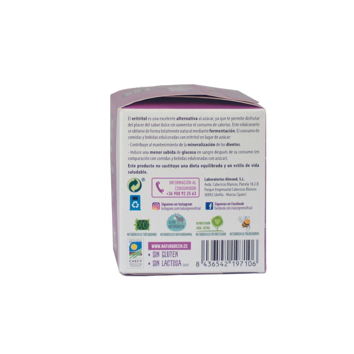 NaturGreen Organic Erythritol 54 single-dose sticks, 5 g