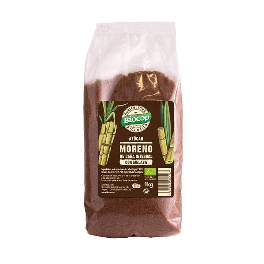 Azúcar Moreno de Caña Integral con Melaza Bio Biocop 1kg