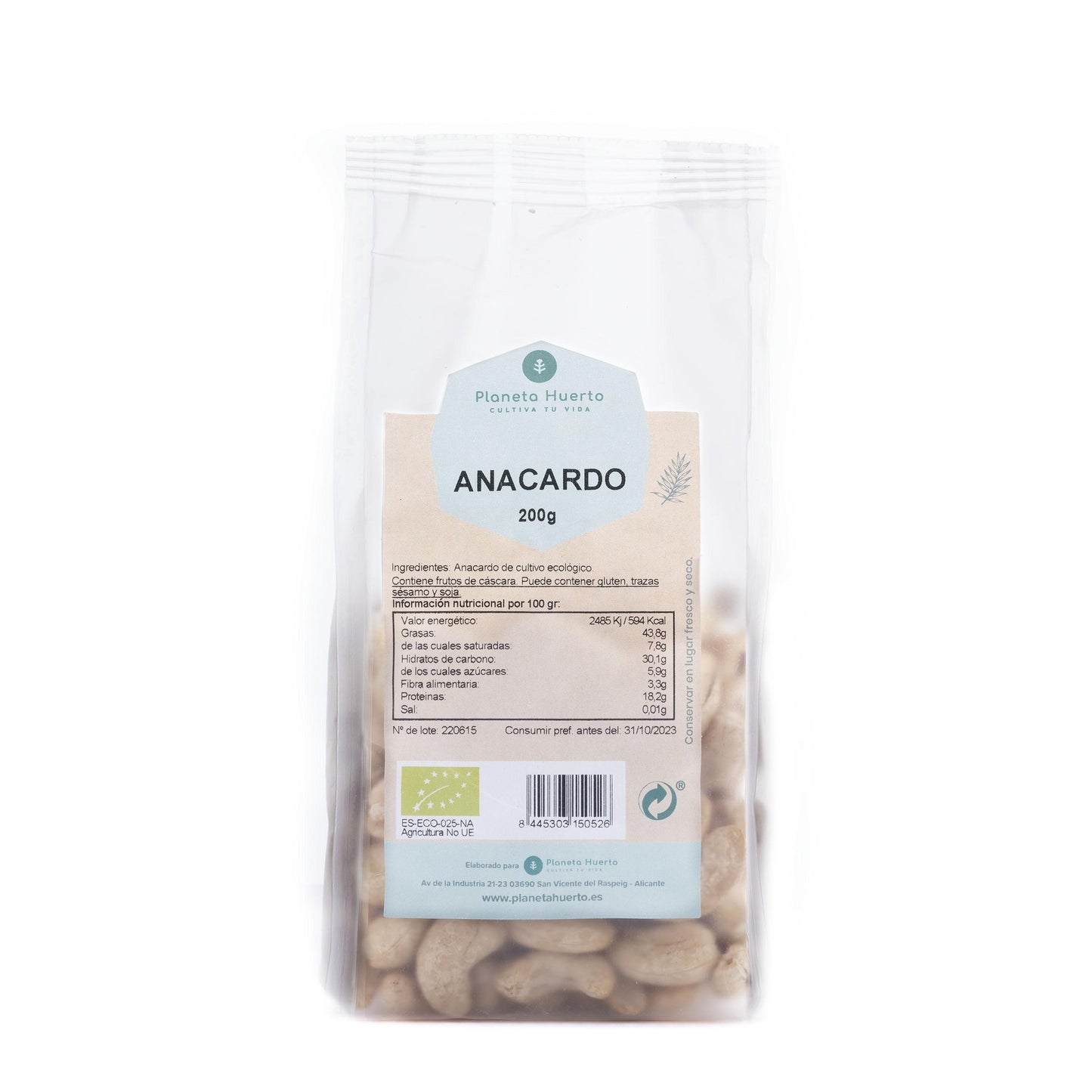 Cashewnuss ECO Planeta Huerto 200 g