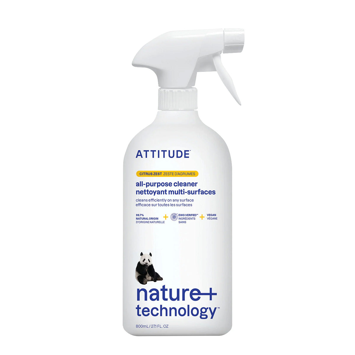 Attitude Citrus Multi-Purpose Cleaning Spray, 800 ml