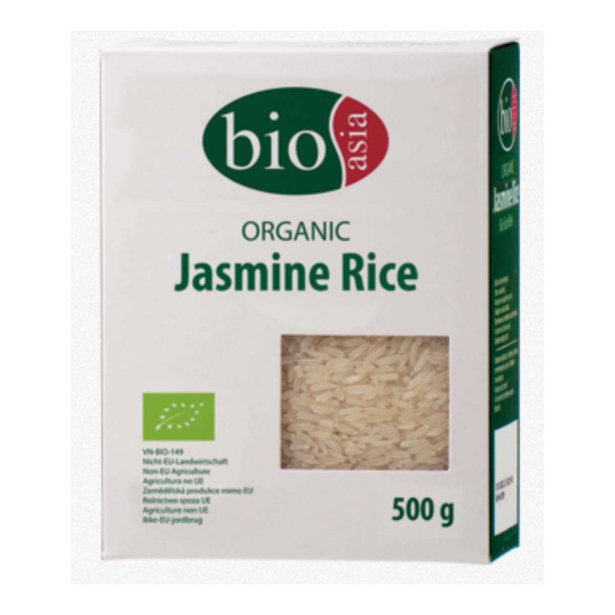 Biologische langkorrelige jasmijnrijst Bioasia 500 g