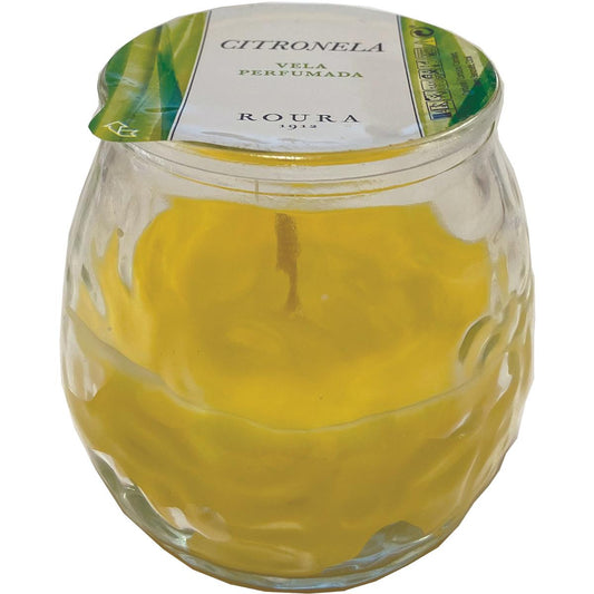 Bougie anti-moustiques en verre Bistrot Citronnelle Roura