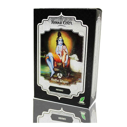 Svart henna-pulver Radhe Shyam 100 g