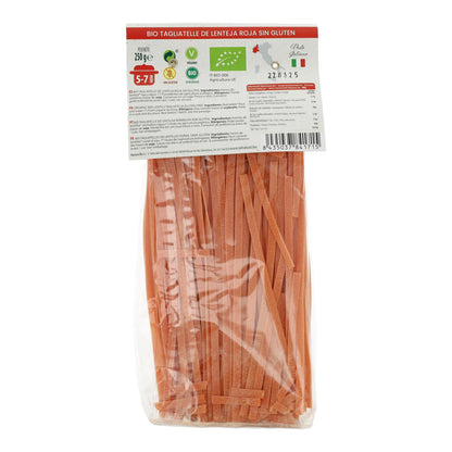Tagliatelle de lenteja roja sin gluten bio Sol Natural 250 g