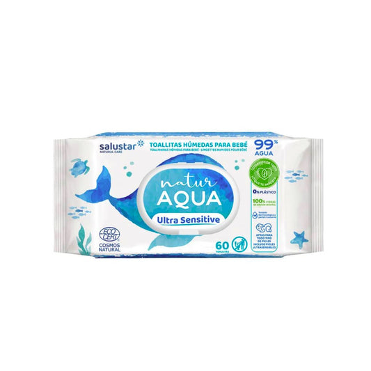 Natur Aqua Baby Wet Wipes 60 pcs