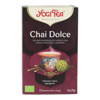 Yogi Tea Organic Sweet Chai, 17 tea bags