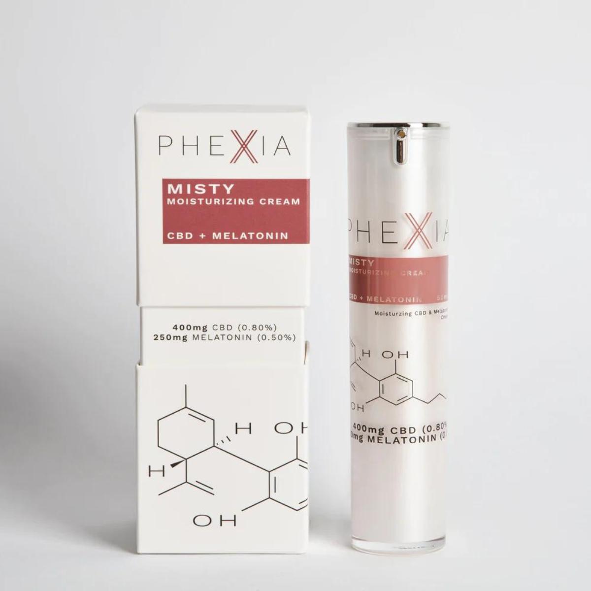 Crema idratante al CBD e melatonina Misty Phexia 50 ml