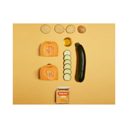Petit pot bio potiron et courgette +6 mois Smileat 230 g