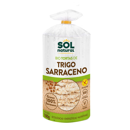 Pack of 2 Sol Natural organic gluten-free buckwheat pancakes 100 g