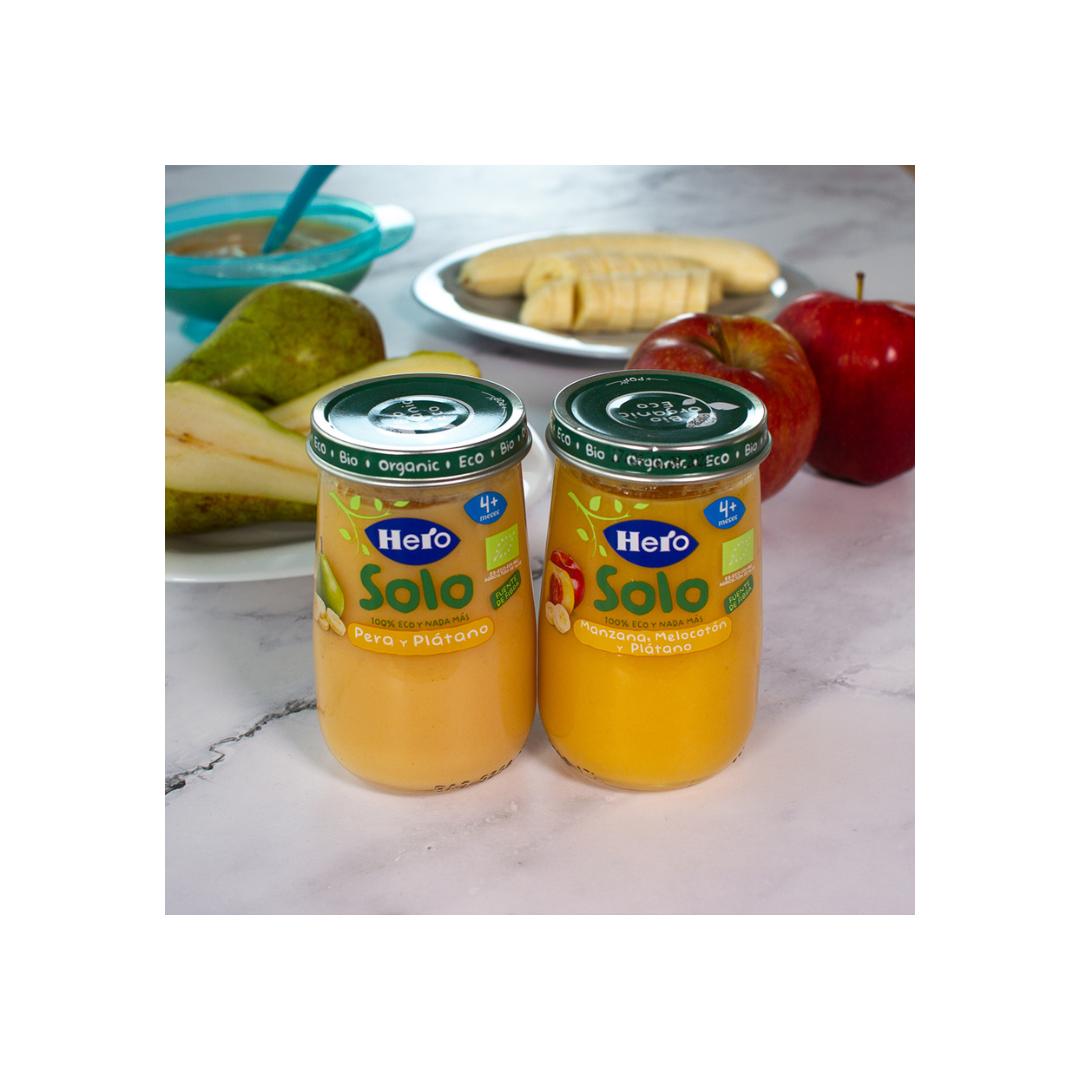 Vasetto di Pera e Banana Eco 190 g-Hero Solo