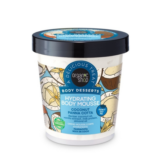Organic Shop Coconut Panna Cotta Moisturising Body Mousse 450 ml