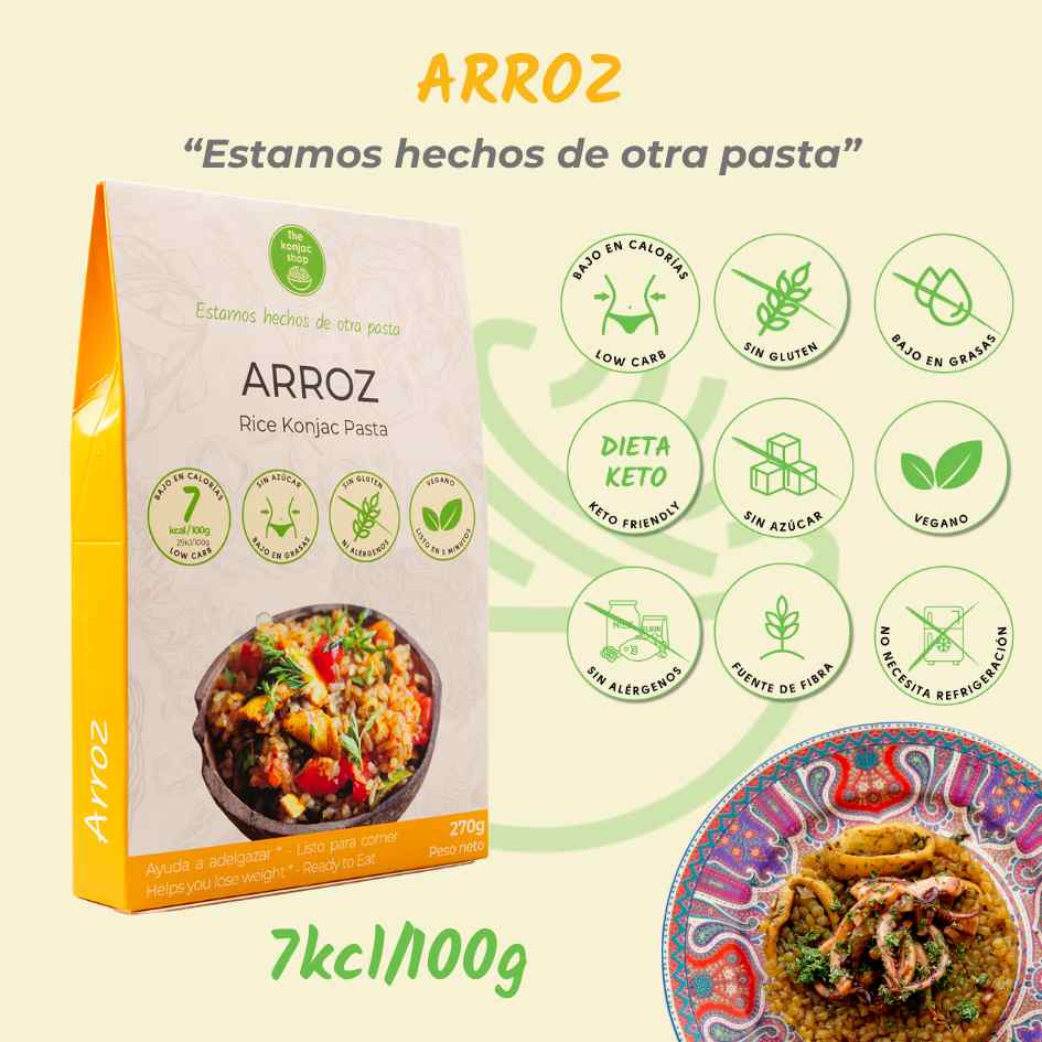 Konjac rice, The Konjac Shop, 270 g