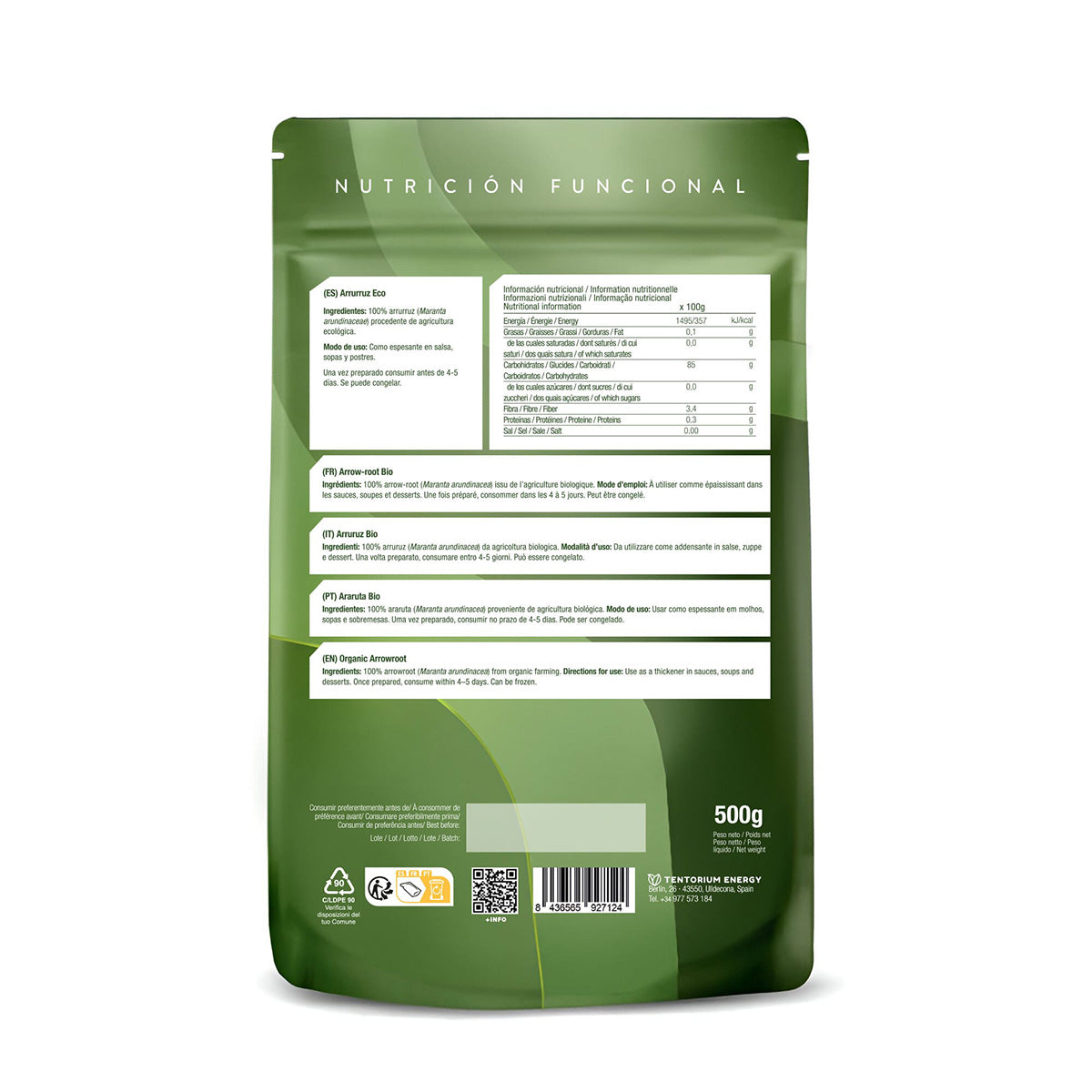 Arrowroot ECO Mehl XL Energy Feelings 500 g