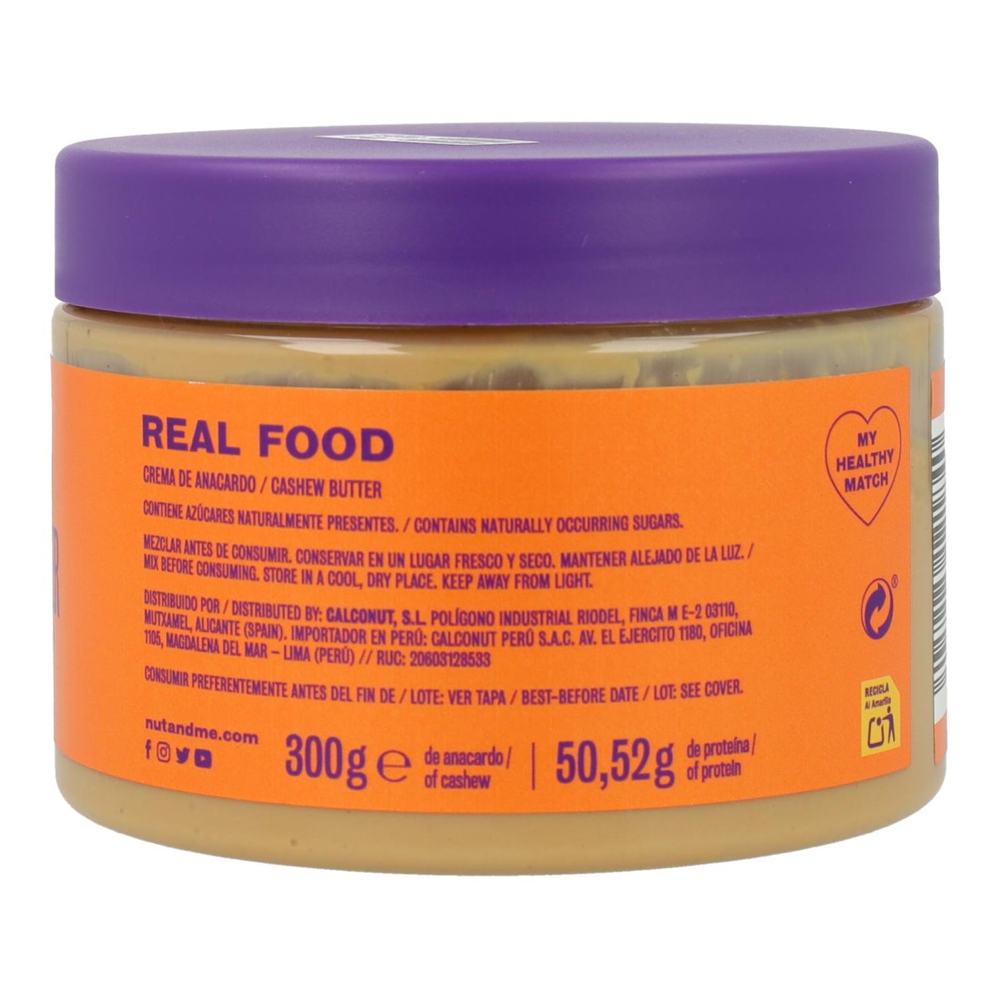 Cashewkräm Nut&me 300 g