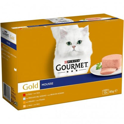 GOURMET GOLD Mousse Assortiment Multipack (12 x 85 g)