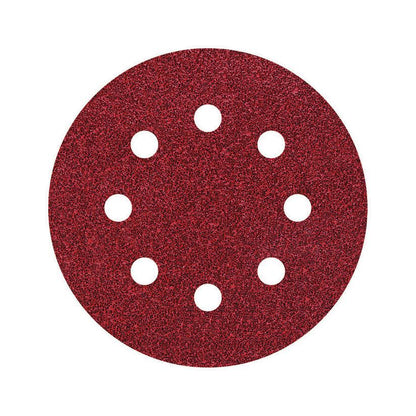 25 självhäftande slipskivor med hål Ø 125 mm Wolfcraft Korn 120