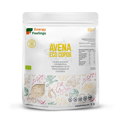Glutenfria ekologiska havregryn Energy Feelings 1 kg
