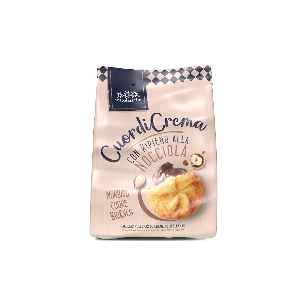 Biscuits fourrés à la crème de noisettes et au chocolat Sotto 200 g