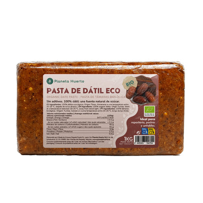 100 % naturlig dadelsmör Planeta Huerto 1 kg