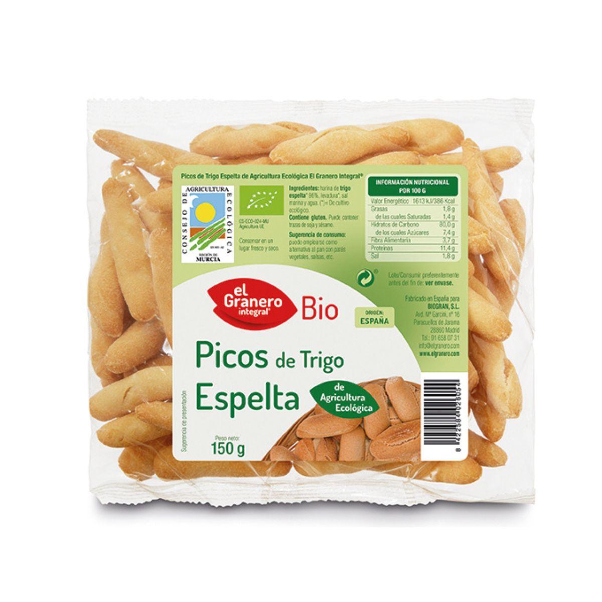 Grissini di farro biologico El Granero, 150 g
