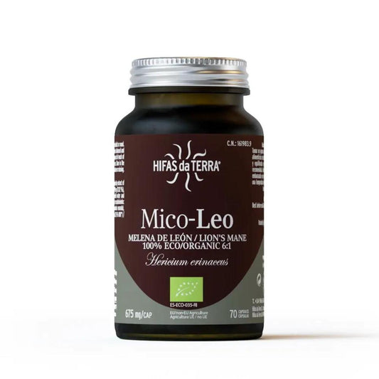 Mico Leo Melena de León BIO Hifas da Terra 675 mg 70 cápsulas
