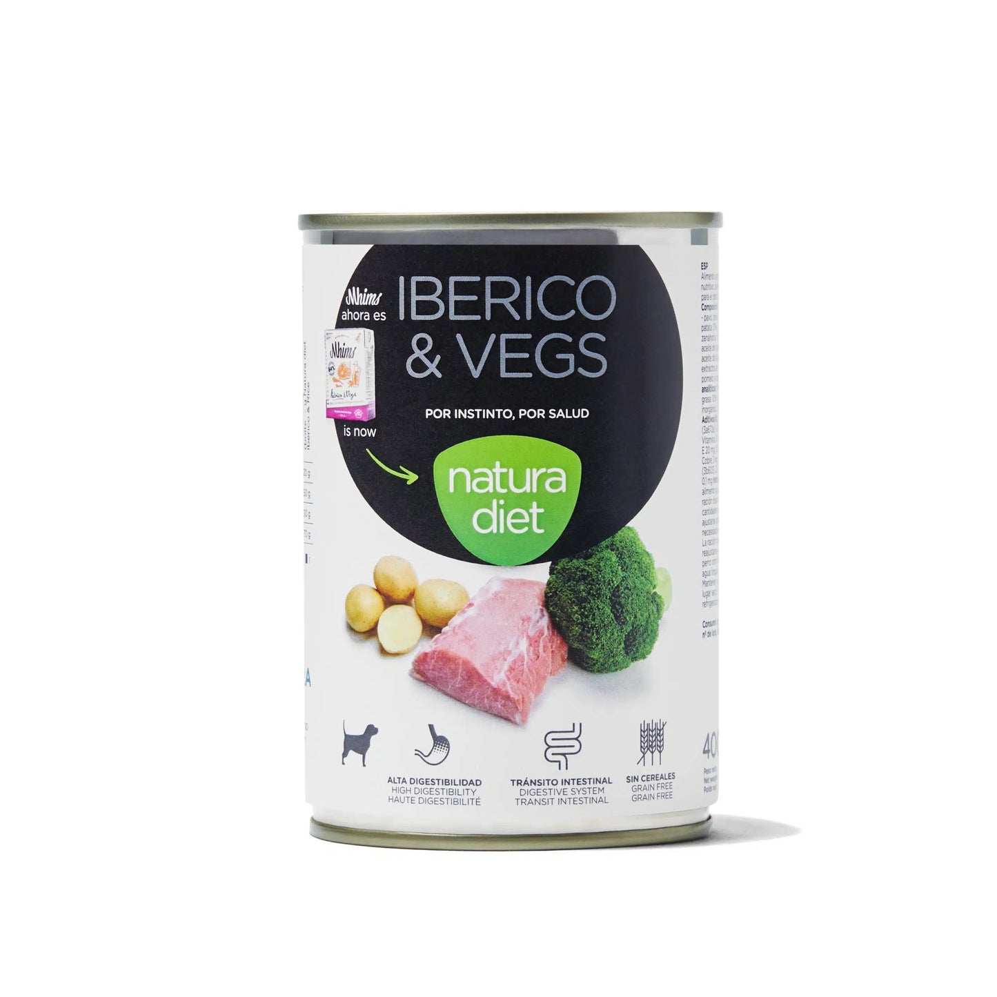 Natura Diet Dog Iberico & Vegs Wet dog food 400 g