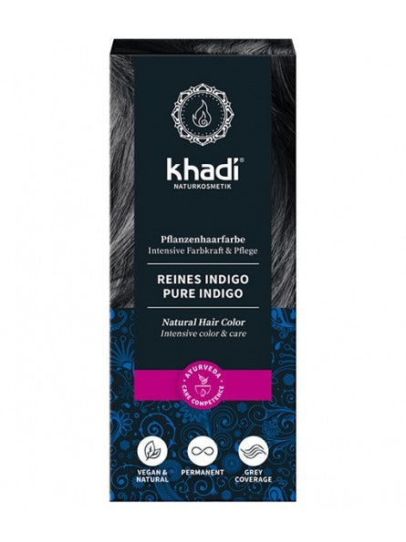 Natuurlijke pure indigo-haarverf Khadi 100 g